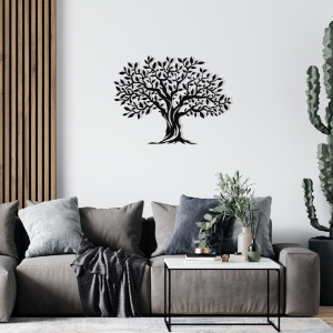 Tablou metalic Yaprak Negru 69x52 cm - Img 3