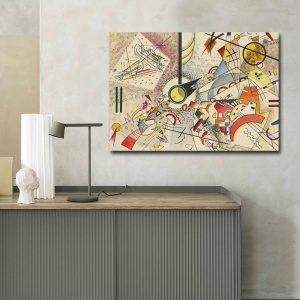 Tablou Stellaria Sunset Multicolor 70x100x3 cm - Img 1