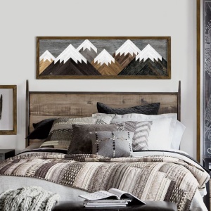 Tablou TAH024 Multicolor 35x120 cm - Img 2