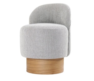 Taburet puf Barren Gri 47x66 cm - Img 7