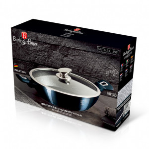 Tigaie cu capac, 28 cm, Metallic Line Aquamarine Edition - Img 3