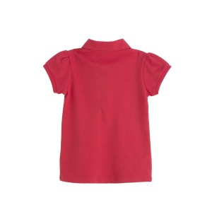 Tricou polo fete rosu Newness - Img 2