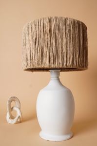 Veioză YL598 Alb 30x50 cm - Img 1