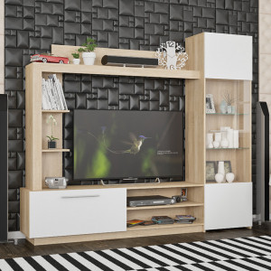 Ansamblu Comoda TV June Iunie 204x35x177 cm - Img 2