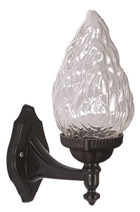 Aplica de perete exterior M2 Negru 25x15 cm - Img 1