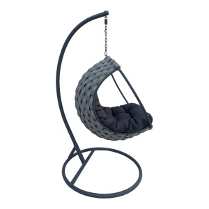 Balansoar de Gradina Model Makito, Gri, 100x105x195 cm - Img 3