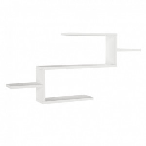 Biblioteca Model Twist, Alb, 104x49.4x14.5 cm - Img 2