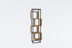 Biblioteca Salvador, Model Rabant, Stejar/Antracit - Img 4