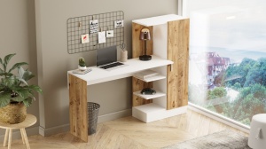 Birou Ct2 Verde 152.3x120x40 cm - Img 3