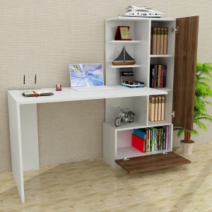 Birou Merinos Alb 120x73.8x61.8 cm - Img 2