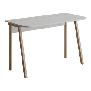 Birou Model Malia, Natur/Alb, 120x60.5x75 cm - Img 1