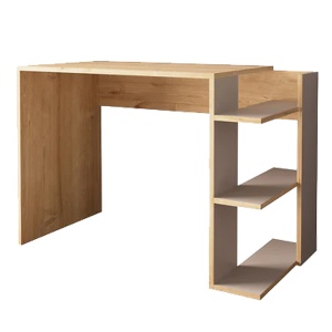 Birou Model Toska, Stejar/Bej nisip, 114x56x76 cm - Img 1