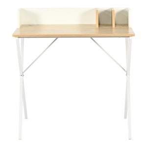 Birou Model Zervan, Stejar/Alb, 80x50x84 cm - Img 4