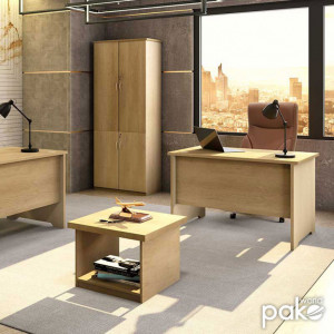 Birou Pako World, model Amazon, 120x75x75 cm, Stejar Sonoma - Img 2