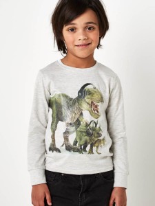 Bluza cu Maneca Lunga Baieti Dino - Img 3