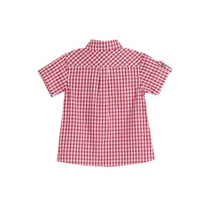 Camasa cu maneca scurta in carouri Newness - Img 2