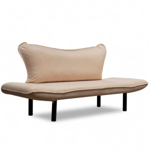 Canapea Extensibila, 2 Locuri Chatto Cream - Img 5