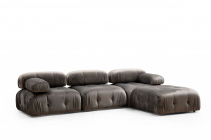 Canapea modulara Duha Gri 98x79 cm - Img 2