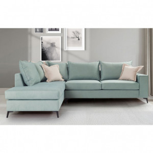 Coltar Dreapta Romantic Ciel - Negru 290x235x95 cm - Img 2
