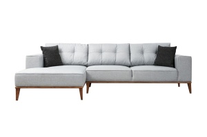 Coltar extensibil Montana Gri deschis 288x160x85 cm - Img 4