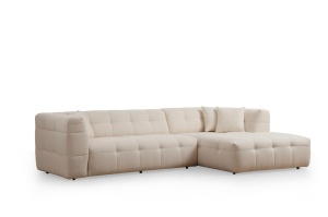 Colțar modular dreapta Cady Bej 300x150x72 cm - Img 5