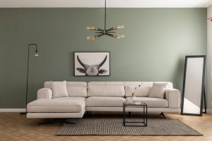 Colțar modular Jivago Bej 198x308x78 cm - Img 1