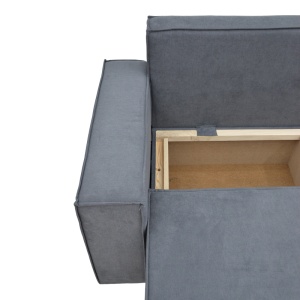 Coltar Reversibil Venzie, gri, 283x214x83 cm - Img 7