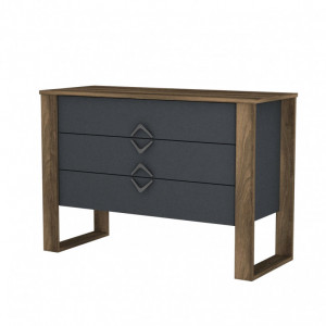 Comoda Model Bumerang V1, Nuc/Antracit, 110x44.8x76 cm - Img 5