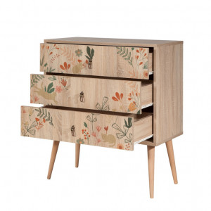 Comoda Model City V1, Multicolor, 80x40x89 cm - Img 3