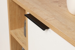 Comoda Model Clara, Stejar/Alb, 142x35.6x83 cm - Img 10