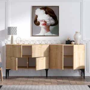 Comoda Model Laika, Stejar, 180x40x80 cm - Img 2
