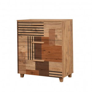Comoda Model Leva V1, Pin, 80x43x95 cm - Img 2