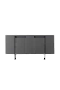 Comoda Model Luxe, Antracit/Negru, 160x35x80 cm - Img 9