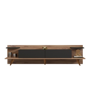 Comoda TV Astry, Nuc/Antracit, 180 x 36,8 x 45 cm - Img 3