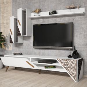 Comoda TV Beril - Alb - Img 2