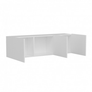 Comoda TV Salvador, Model Alb, 150x44x31 cm, Alb - Img 7