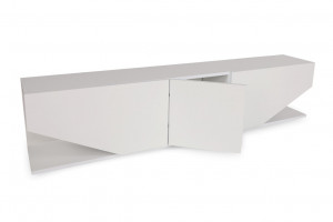 Comoda TV Salvador, Model İnci, 180x40x30 cm, Alb - Img 6