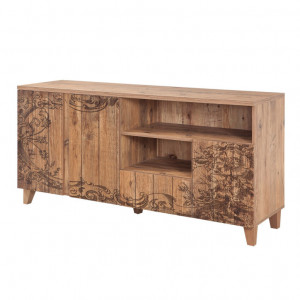 Comoda TV Salvador, Model Marina, 160x65x45 cm, Multicolor - Img 3