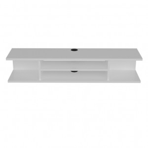 Comoda TV Salvador, Model Pivot, 120x23x29.5 cm, Alb - Img 5