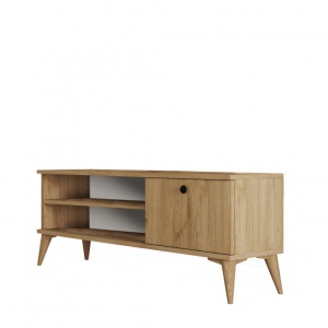Comoda TV Salvador, Model Retro1562, 120x44.6x29.5 cm, Stejar - Img 4