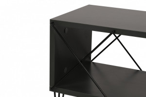 Comoda TV Salvador, Model Street, 120x40x30 cm, Antracit - Img 2