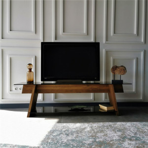 Comoda TV Salvador, Model TV201, 158x45x40 cm, Stejar - Img 7