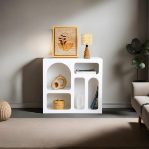 Consola Model Lesa, Alb, 80x35x74 cm - Img 5