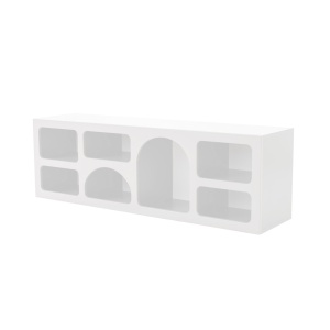 Consola Model Lorin, Alb, 160x38x51 cm - Img 8