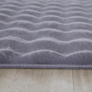 Covor Ambiance V1 Gri 80 x 250cm - Img 5