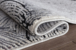 Covor BOHO, Model 59EME, Crem/Gri 80x150 cm, 3210 gr/mp - Img 2