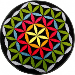 Covor Kolibri Petal Kolibri Multicolor, 67x67 cm - Img 1