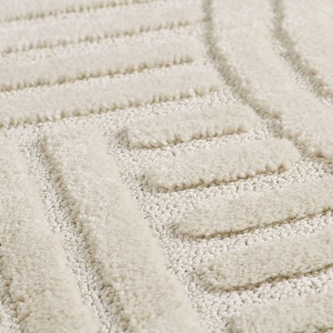 Covor tip Traversa VivaDeco Art V1, 80 x 150 cm, Crem, 100% Polipropilena, Fir 8 mm, 1900 g/mp, OEKO-TEX Standard 100 - Img 14