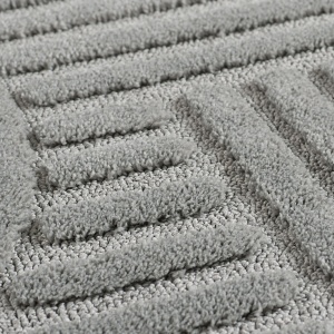 Covor tip Traversa VivaDeco Art V1, 80 x 150 cm, Silver, 100% Polipropilena, Fir 8 mm, 1900 g/mp, OEKO-TEX Standard 100 - Img 13