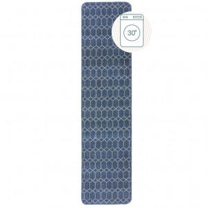 Covor traversă Argyll Washable Bleumarin 57X230 cm, Flair Rugs - Img 2